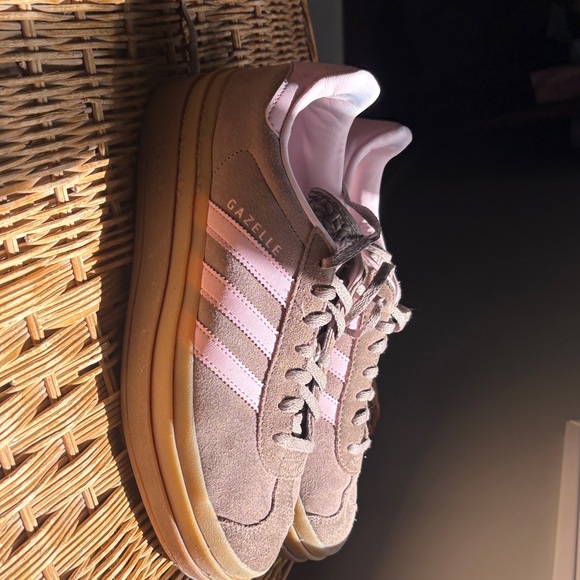adidas Shoes - adidas Gazelle Women’s Pink Suede Sneakers with Gum Sole